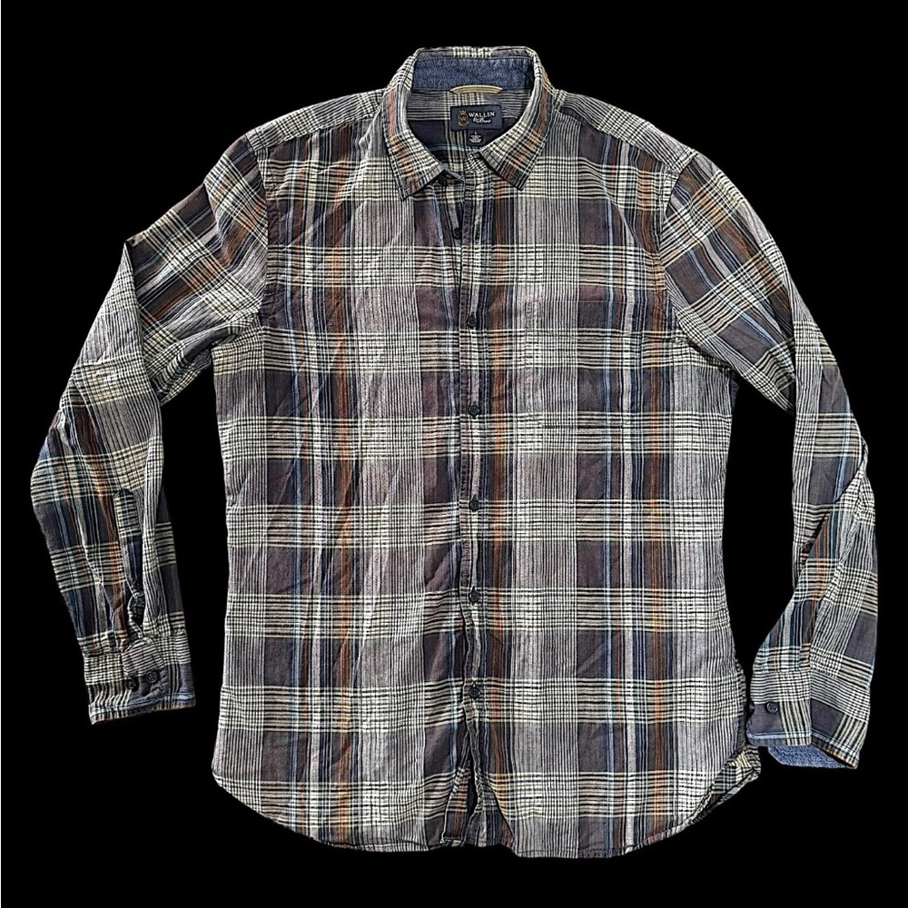 Wallin & Bros Men’s Collared Long Sleeve Button Down Shirt